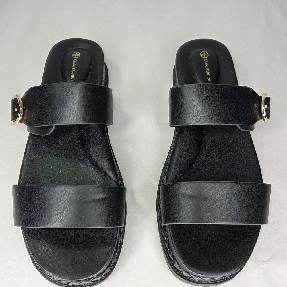 Giani Bernini Women's Gianaa Memory Foam Double Band Footbed Sandals - Picture 2 of 7